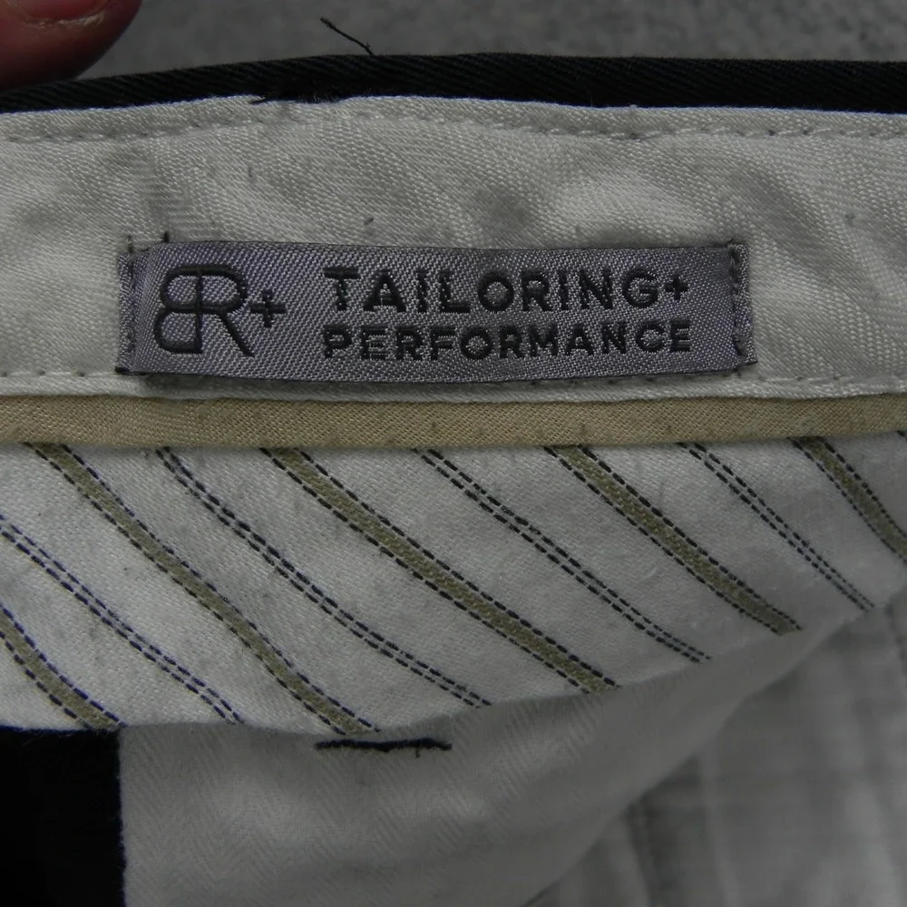 Banana Republic Pants Mens 33x34 Tapered Fit Tailoring Performance Navy Chinos